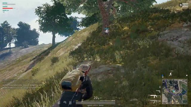 PLAYERUNKNOWN'S BATTLEGROUNDS: Double kill | Снято с помощью GeForce GTX смотреть онлайн