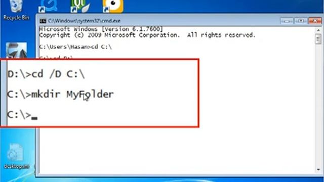 Работа с командной строкой Microsoft Windows смотреть онлайн