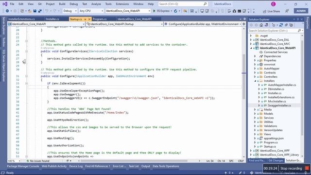 8 - Web API (.Net Core) Solution explorer by Tumi Tladi смотреть онлайн