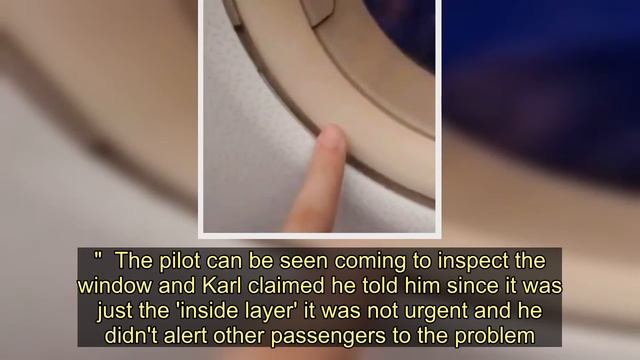 Plane passenger wakes up to find broken window and it's giving people nightmares - Today News смотреть онлайн