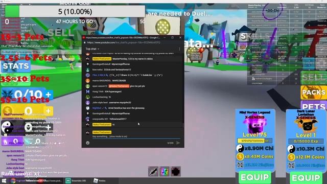 ⚡🔴 2 Pets X-GENESIS GIVEAWAYS new pets Ninja Legends ROBLOX🔴 LIVE STREAM🔴 ⚡ смотреть онлайн