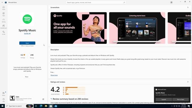 How To Download and Install Spotify On Windows 10 | 2024 смотреть онлайн