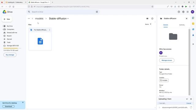 การติดตั้ง Stable Diffusion บน Google Colab ฉบับเร่งด่วน ติดตั้งง่าย смотреть онлайн