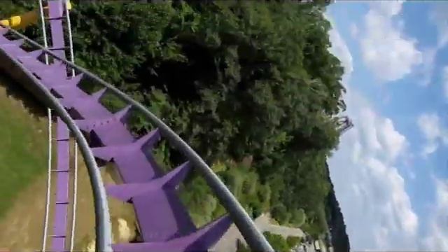 Apollo's Chariot Front Seat on-ride widescreen POV Busch Gardens Williamsburg смотреть онлайн