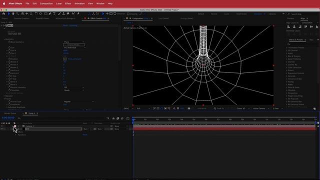Warped Tunnel Effect | After Effects Tutorial смотреть онлайн