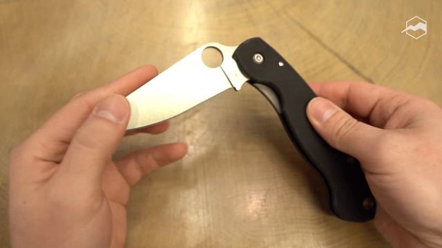 Нож Spyderco Military Black за 30 секунд смотреть онлайн