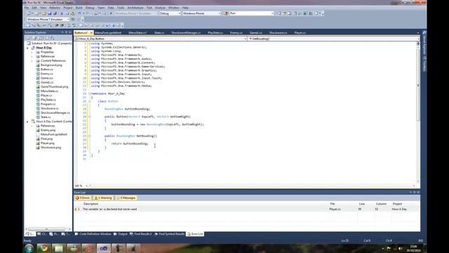 An Hour a Day - Hour 5 - Windows Phone 7 Game Dev смотреть онлайн