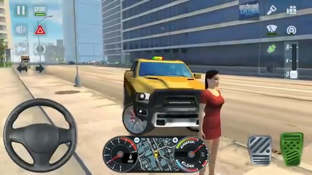 Big Pickup SUV Taxi Driving Sim 2020 #4 - Ultimate Taxi Driver - Android Gameplay смотреть онлайн