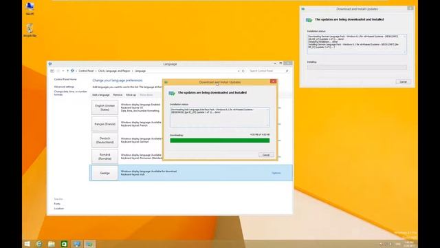 How to change the display language for windows 8 into :french, german, romania смотреть онлайн