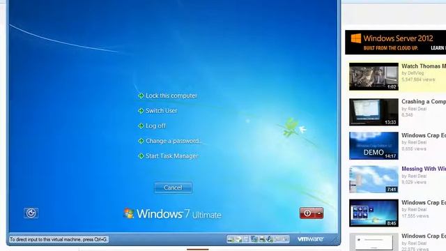 THROWBACK to April 26 2013: Crashing Windows 7 смотреть онлайн