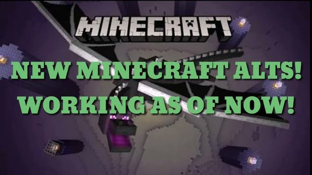MINECRAFT ALTS TODAY! WORKING AS OF NOW! (Link in the description) смотреть онлайн