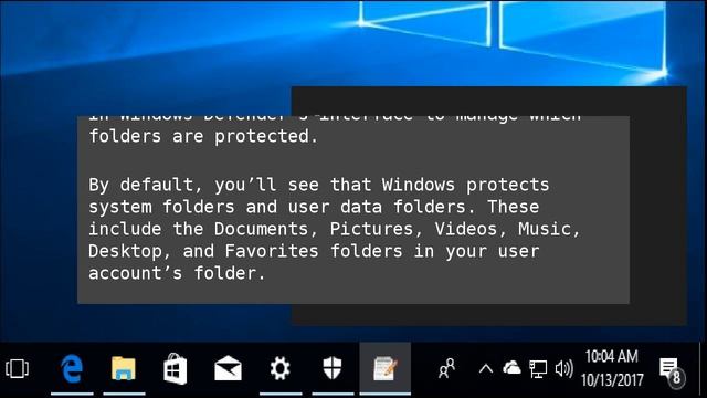 How to Protect Your Files From Ransomware With Windows Defender’s New “Controlled Folder Access” смотреть онлайн