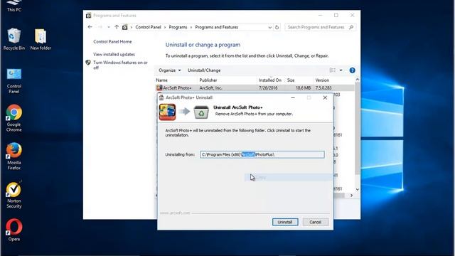 Uninstall ArcSoft Photo+ 7.5 on Windows 10 смотреть онлайн