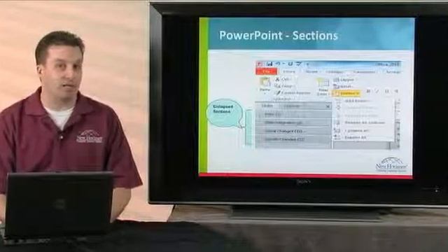 Microsoft PowerPoint 2010 Sections and Broadcast Show YouTube смотреть онлайн
