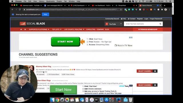 LS Tutorial - Streamyard How to ADD Social Blade смотреть онлайн