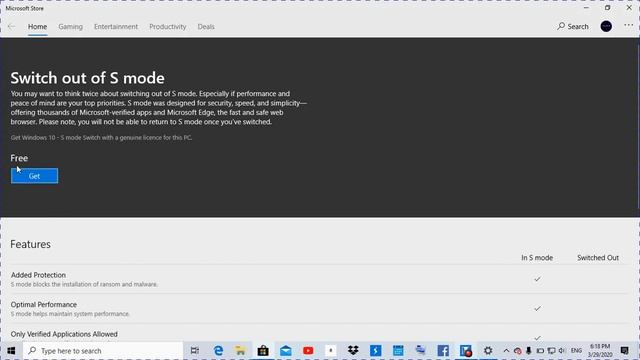 How to Switch Out of S mode in Windows 10 смотреть онлайн
