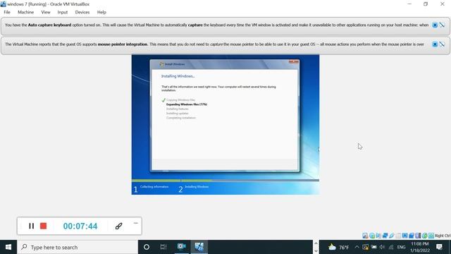 Instalación de Imagen ISO Windows 7 en una maquina virtual смотреть онлайн