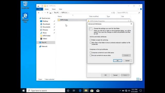 12. Hide, Archive and Compressed Attributes ( NTFS File System ) смотреть онлайн