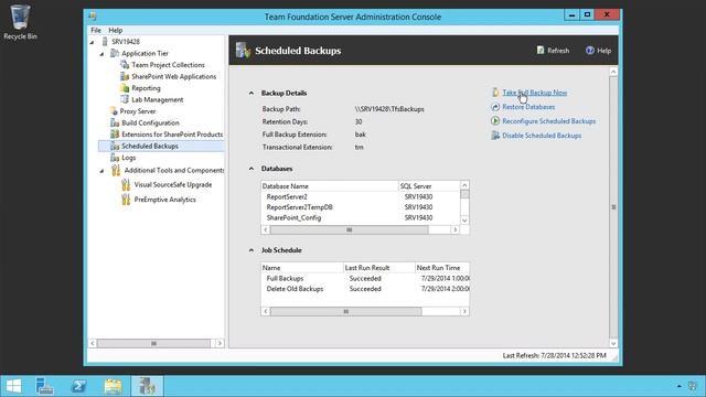 Microsoft Team Foundation Server 2013: Implement a Disaster Recovery Plan смотреть онлайн
