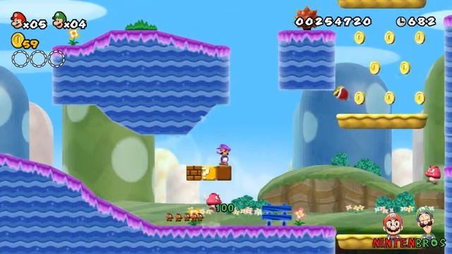 D.U. Super Wario Bros. Wii - 2 Player Co-Op - #03 смотреть онлайн