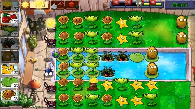 Plants vs. Zombies - Level 9 - Pool - Adventure 2 - Android Gameplay смотреть онлайн