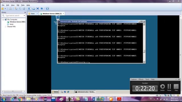 Practica Servidor FTP bajo Windows Server 2008 parte 2 смотреть онлайн