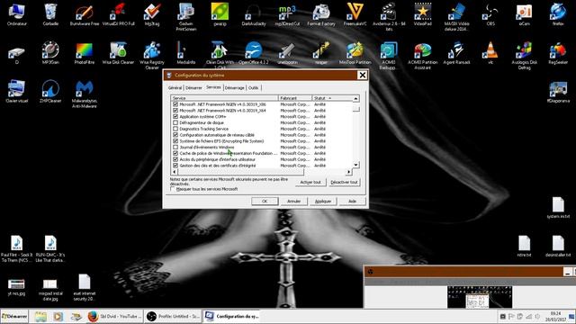 msconfig/ desactiver services inutile/ windows смотреть онлайн