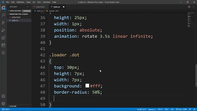 Designing the Windows Pre Loader Using CSS3 and HTML5 | Web Tutorials смотреть онлайн