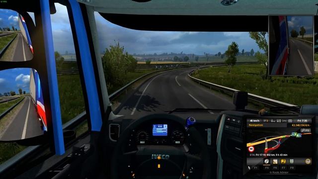 Euro Truck Simulator 2 Multiplayer 4/7 Plymouth→Bern смотреть онлайн