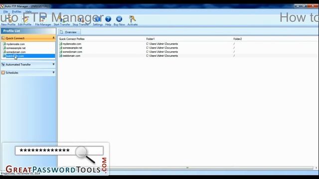 Recover Lost Password of Auto FTP Manager смотреть онлайн