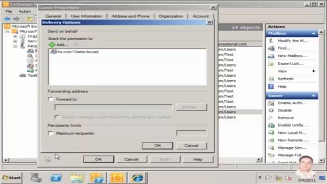 Exchange Server 2010 Creating Recipients 32 смотреть онлайн