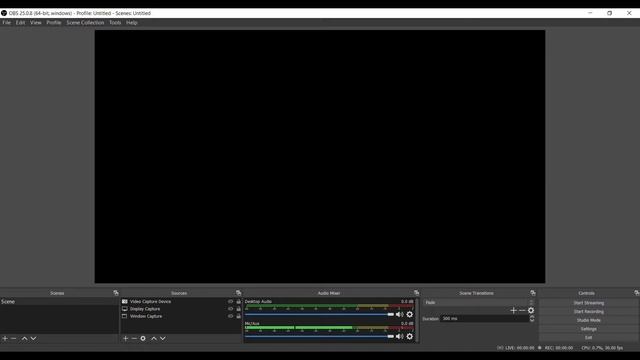 Video recording using Open Broadcaster Software | OBS | Windows | Part 1 смотреть онлайн