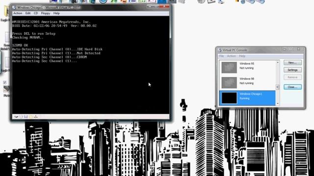 Setting up Windows Chicago смотреть онлайн