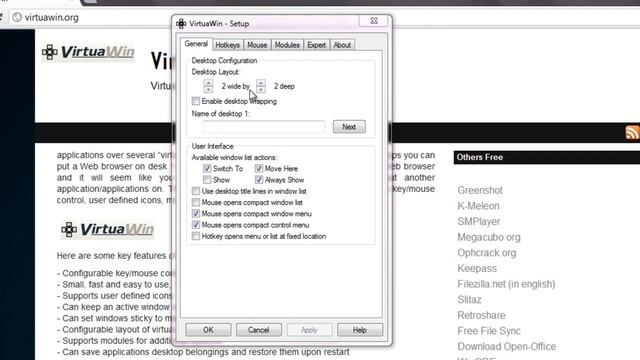Windows: VirtuaWin -Create Virtual Desktops смотреть онлайн