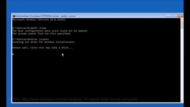 FIX: Windows 10 Master Boot Record Is Corrupted смотреть онлайн