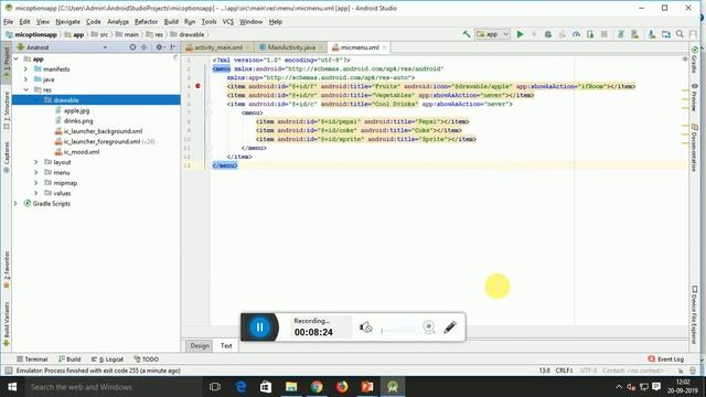 How-to-Create Options Menu in Android Studio смотреть онлайн