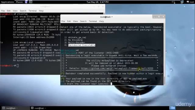 Chapter 46 | Kali Linux | Backdoor overview смотреть онлайн