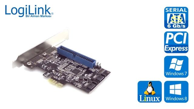 LogiLink PC0064 SATA 6Gbps Donanımsal RAID PCI Express Kart смотреть онлайн