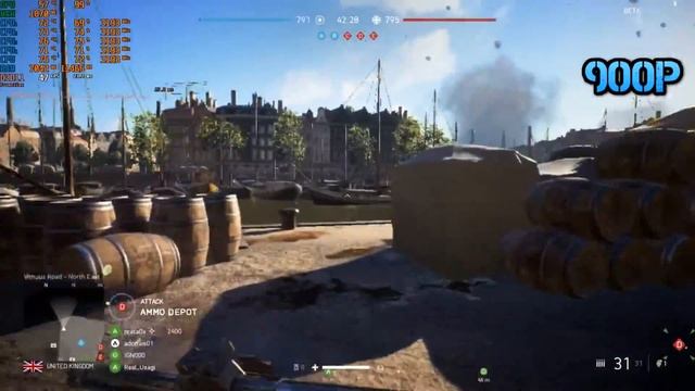 Battlefield V Open Beta On Gtx 750 - 1080p - 900p - 720p смотреть онлайн