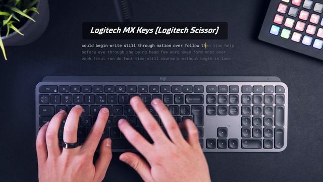 Logitech MX Mechanical vs. Logitech MX Keys | Sound Test Comparison смотреть онлайн