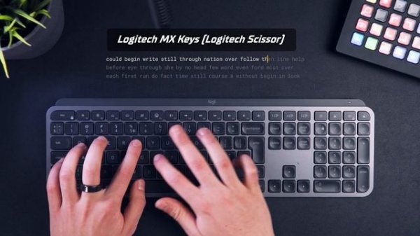 Logitech MX Mechanical vs. Logitech MX Keys | Sound Test Comparison