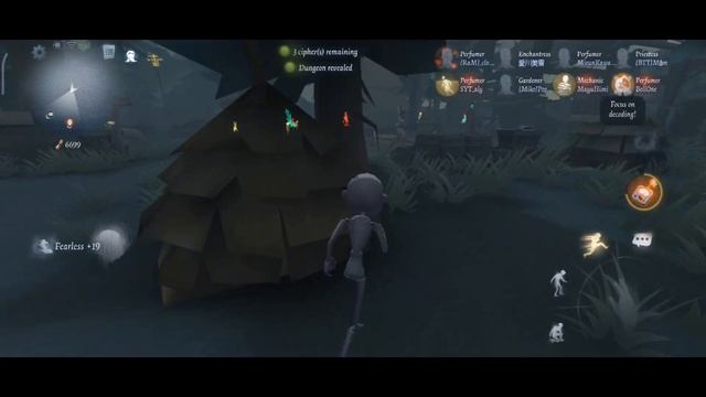 Identity V Gameplay - Decoder Mechanic 2x on chair, still wins the game! смотреть онлайн