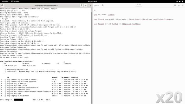How to install Flightgear on Debian 12 смотреть онлайн