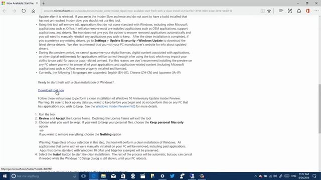 Hands-on with Windows 10 (build 14372 - 14366) Refresh Tool, Activation Troubleshooter, UI Changes смотреть онлайн