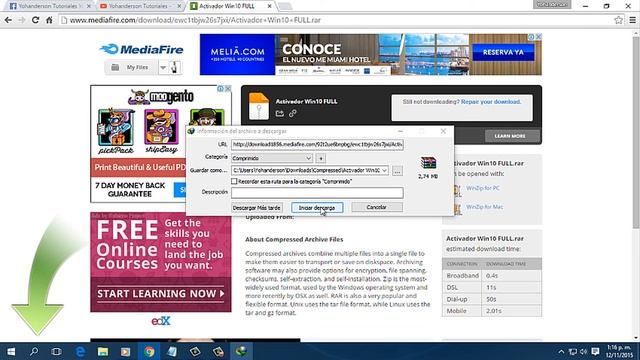 Activar windows 10 Pro permanente fácil y rápido 2017 смотреть онлайн