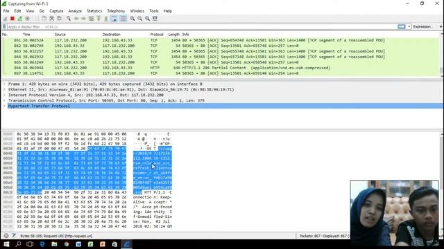 CARA MENGCAPTURE DATA MENGGUNAKAN APLIKASI WIRESHARK смотреть онлайн