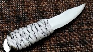 Как сделать рукоять для ножа из обычной верёвки