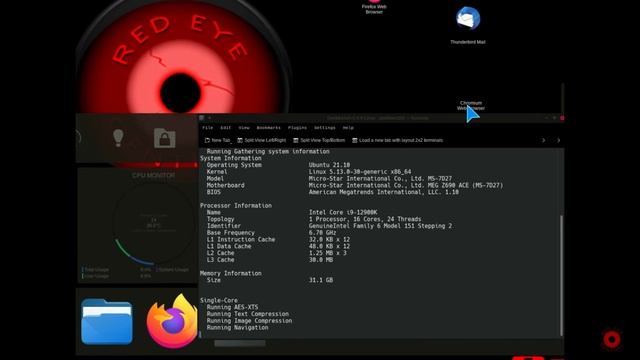 Testing system performance In Kubuntu OS with GeekBench5 Benchmarking Suite смотреть онлайн