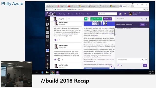 Philly Azure May Meeting - Build 2018 Recap (Part 1) смотреть онлайн
