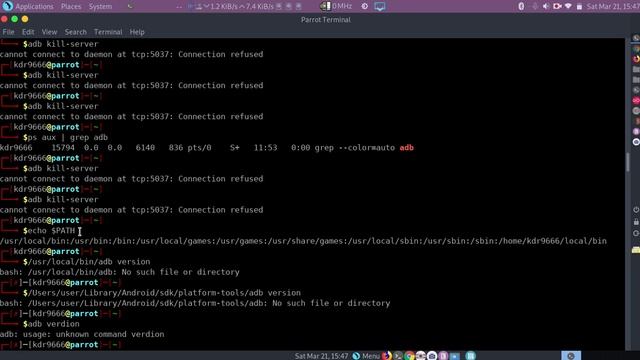 How to install #ADB & fix the error like #ADBversion vs #Clientversion #failedtostartdaemon #Linux смотреть онлайн